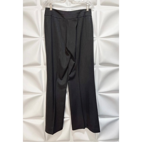 Georgiou Sz 8 Gray Peplum Style Wide Leg Blazer Jacket Pant Suit 2pc Set Womens - Picture 6 of 9